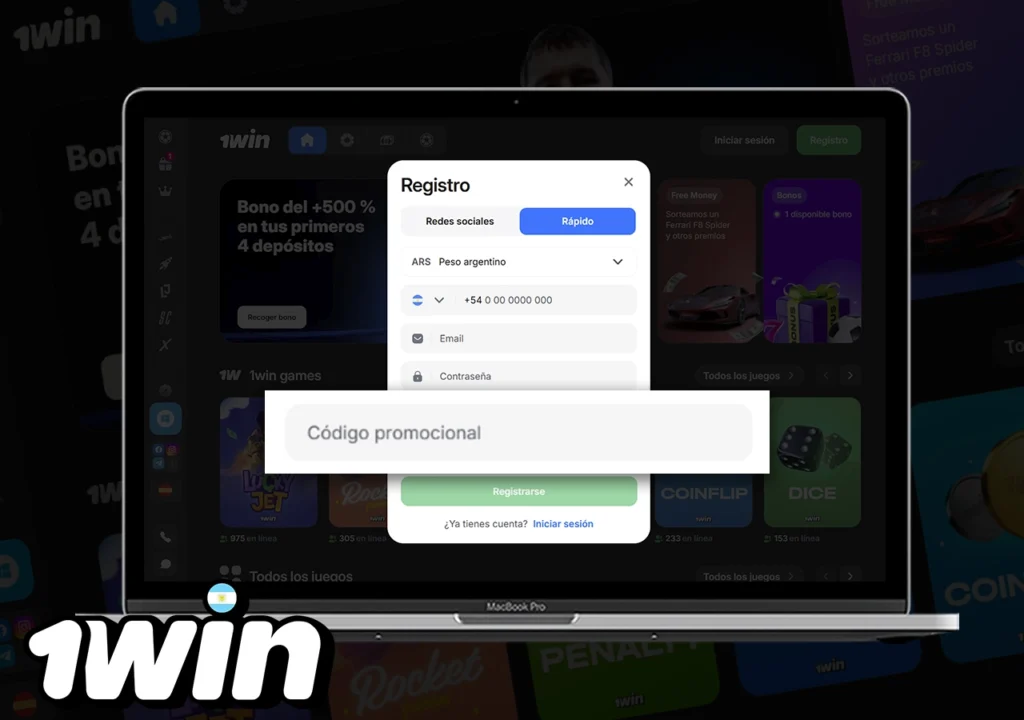 Código promocional de 1win para jugadores argentinos