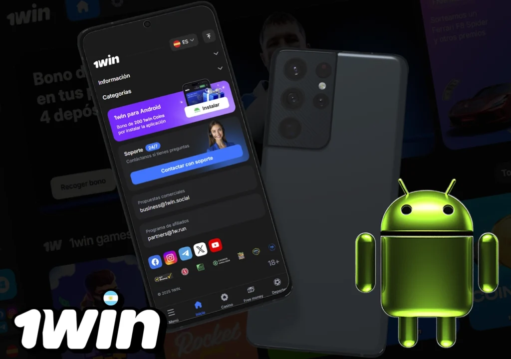 1win Argentina para Android